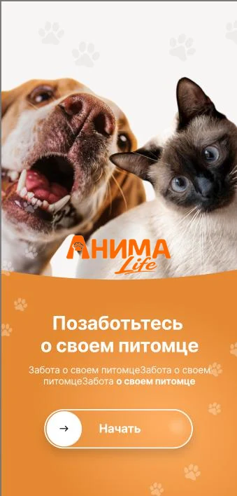 Заставка приложения AnimaLife